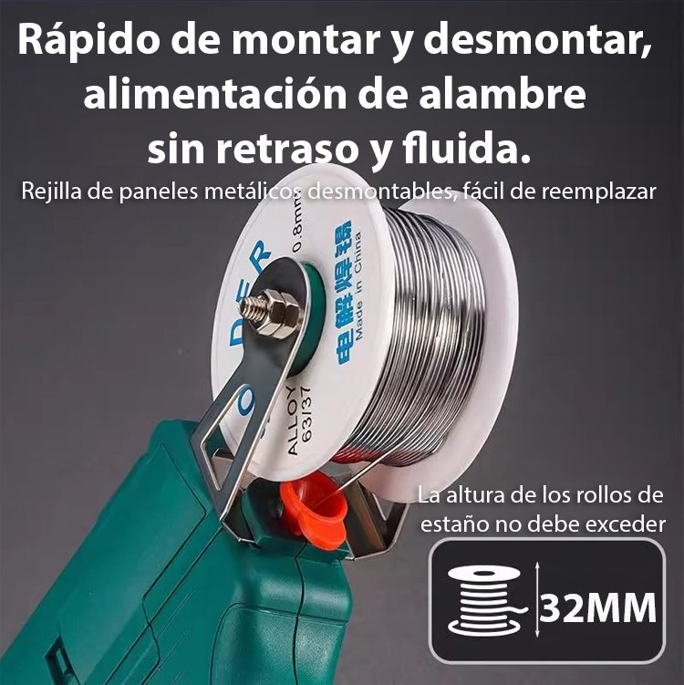 Pistola de soldar manual de calor externo para uso doméstico