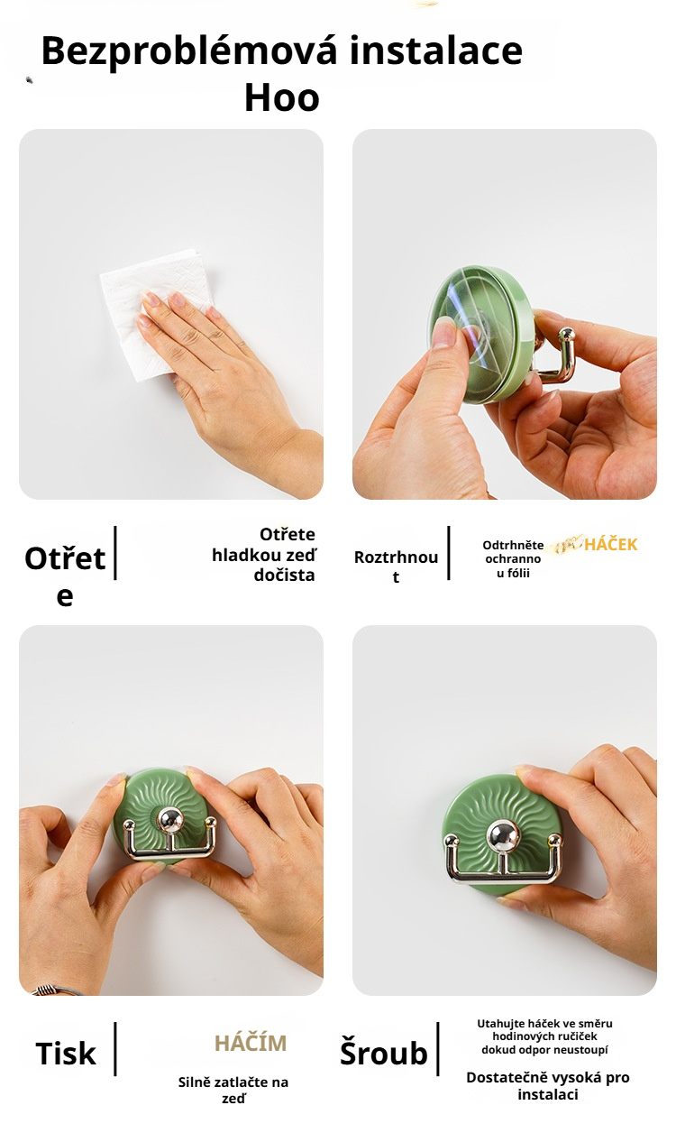 Designové háčky pro moderní kuchyň