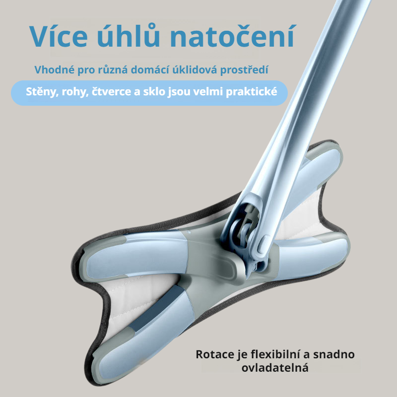X typ plochý mop bez nutnosti ručního praní, domácí pohodlné čištění