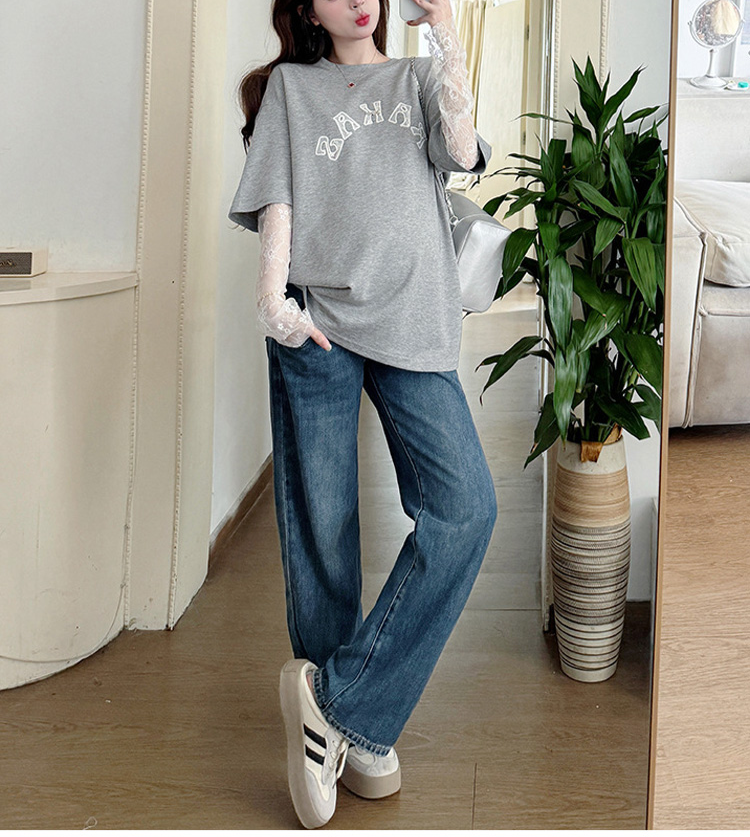 多彩なカラー展開のフェイクレイヤードTシャツ