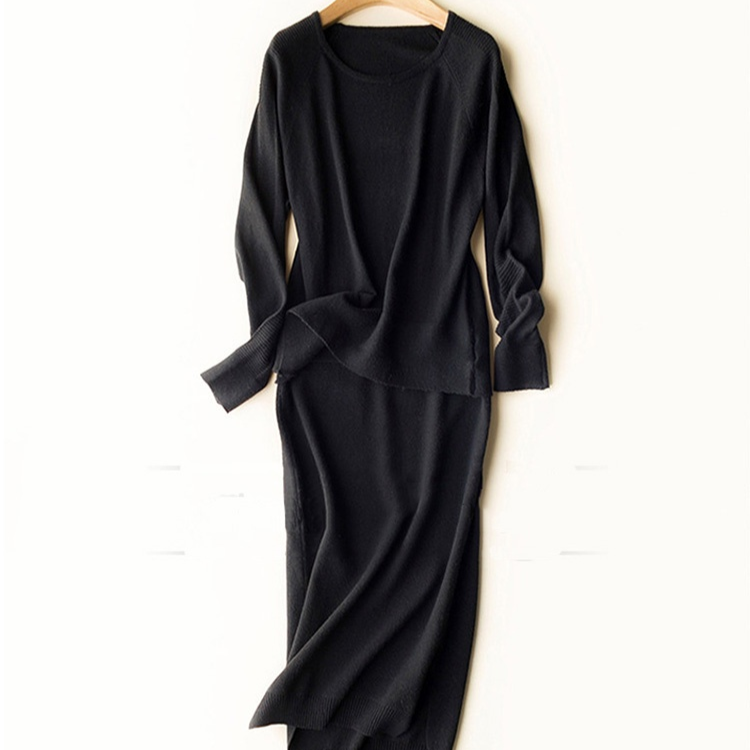 【あぜ編み ニットセット】新作　エレガント　 シンプルなデザイン　 今だけ値下げ　 2点目3500円