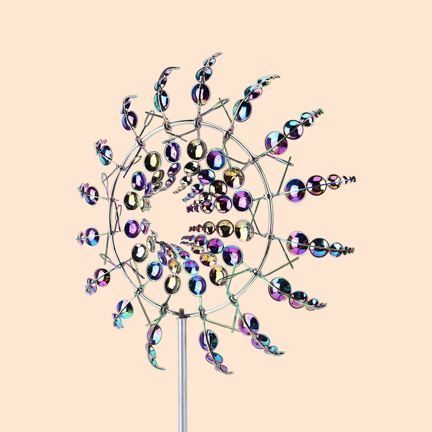 速發熱賣戶外旋轉金屬風車