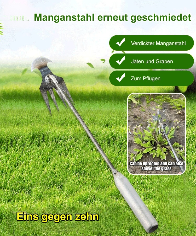 Multifunktionaler Unkrautstecher und Löser