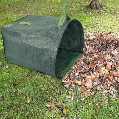 屋外半円形落葉袋箕収集ゴミ袋庭花園樹葉袋園芸樹葉袋