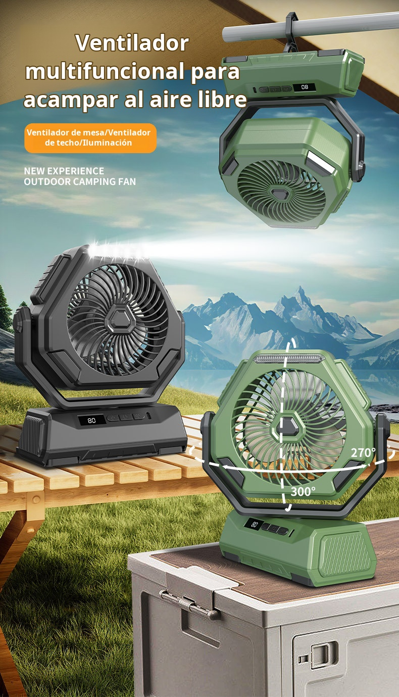 Vista lateral del ventilador silencioso JMY para exteriores