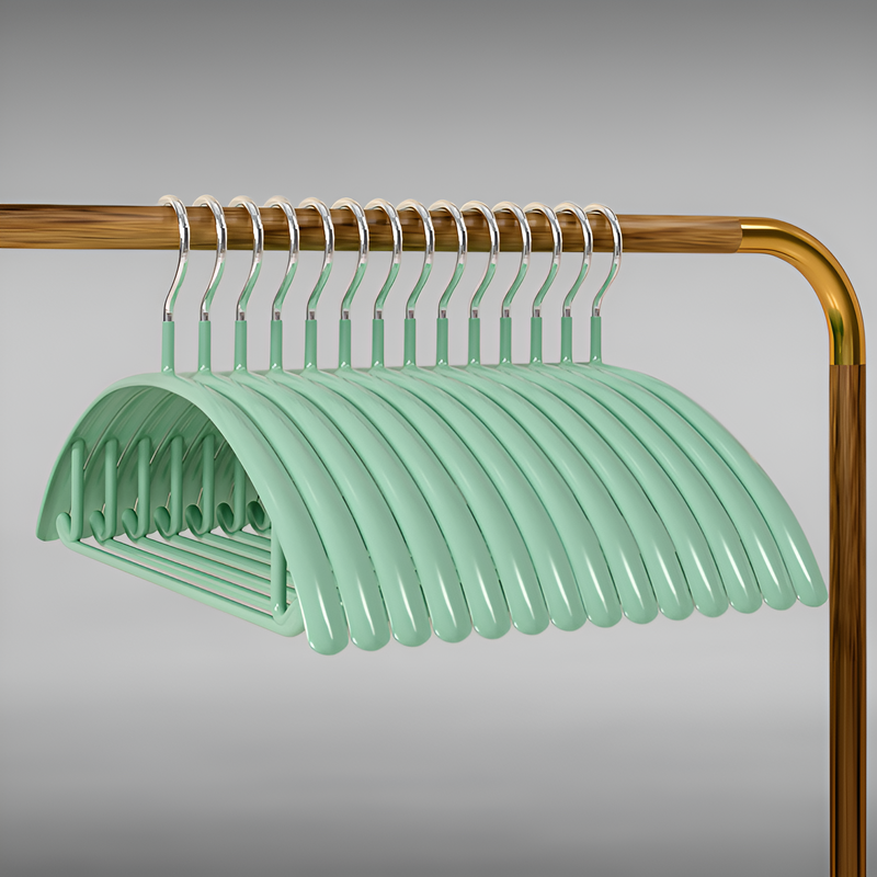 라운드 논슬립 옷걸이