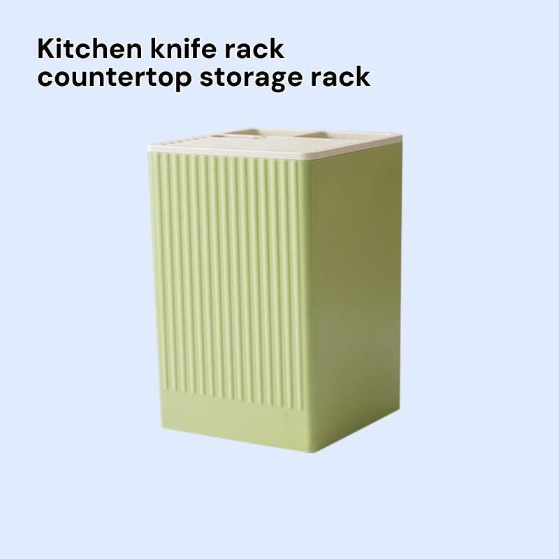 Kitchen knife rack countertop storage rack