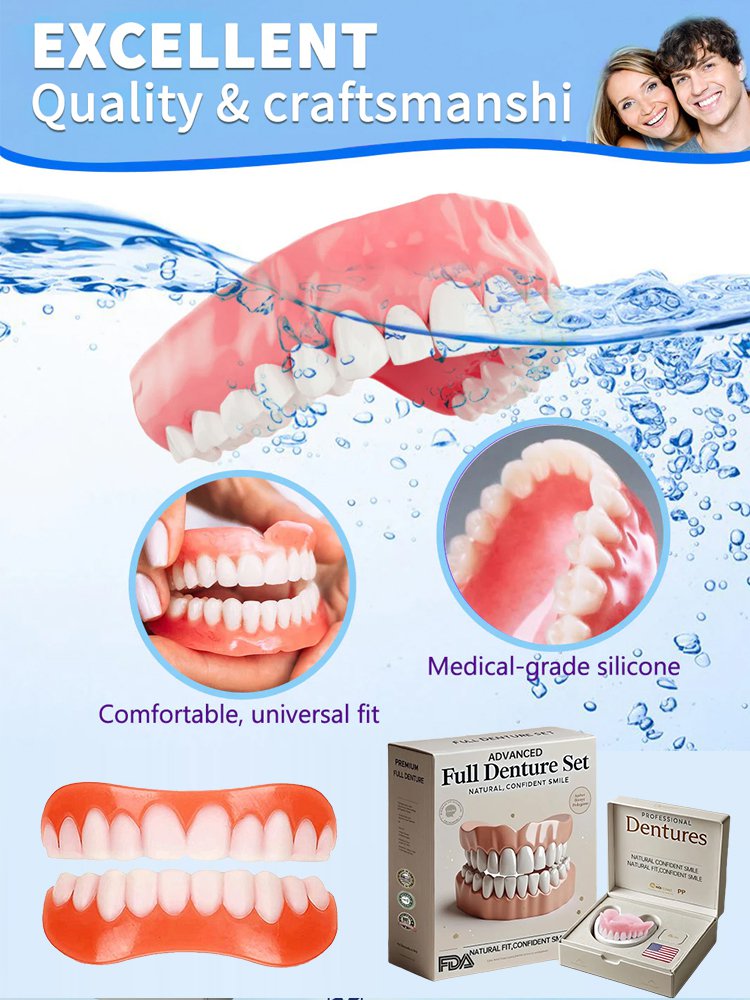 Silicone dentures