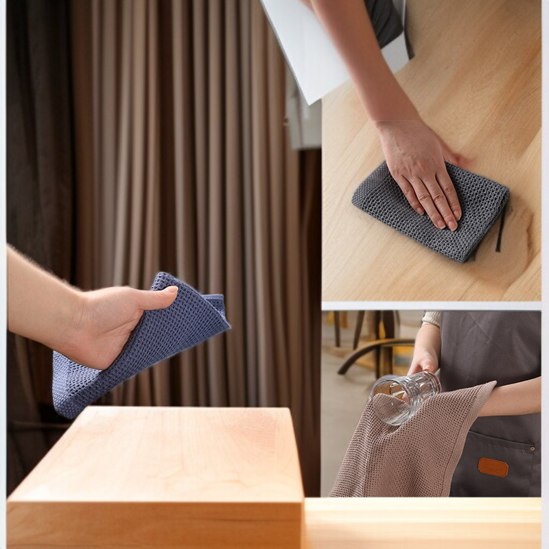 Bavlněná utěrka, čistící hadřík s včelími buňkami