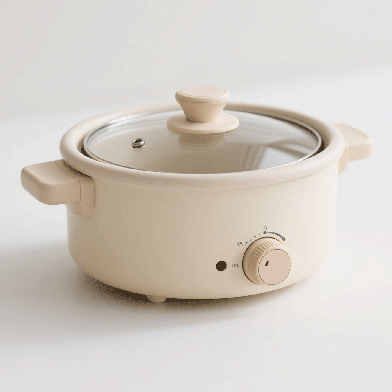 Olla Eléctrica Antiadherente de Acero Inoxidable