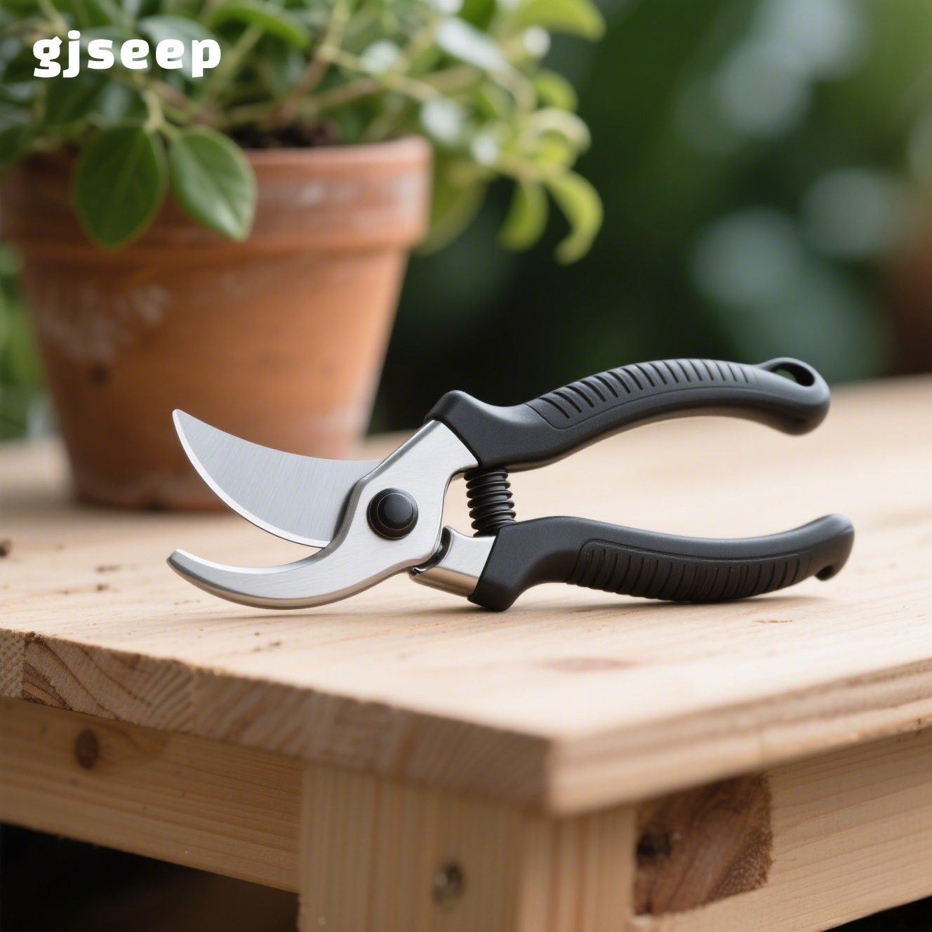 Stainless steel pruning shears