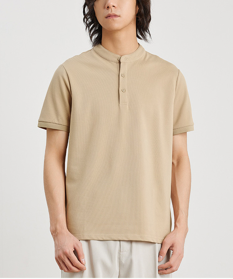 ヘンリーネックTシャツのカラーバリエーション