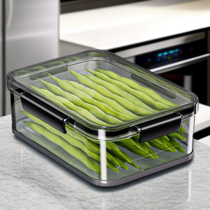 صندوق تخزين لحفظ نضارة الثلاجة بسعة كبيرة