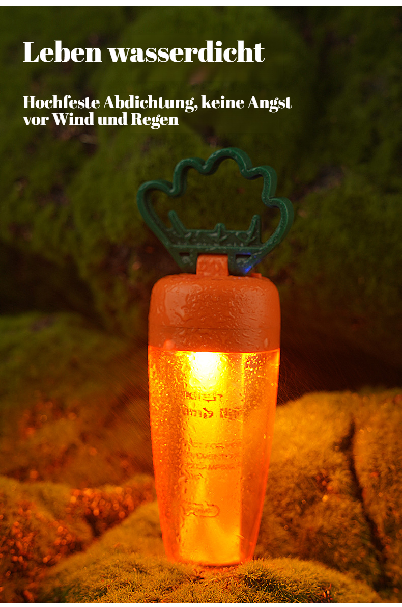 USB aufladbares Rettichlicht für Camping