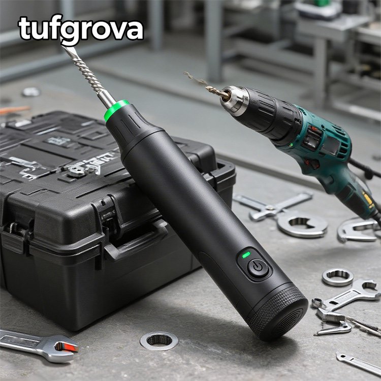 Destornillador eléctrico pequeño en uso