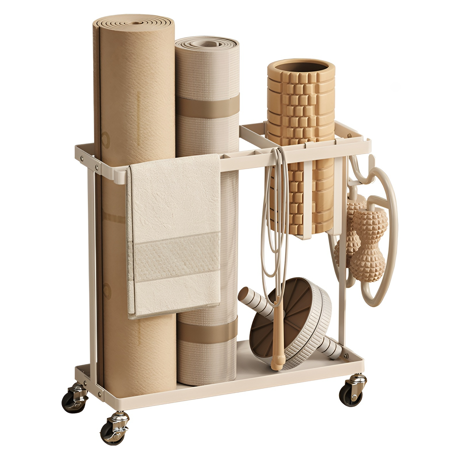 ヨガマット収納かご