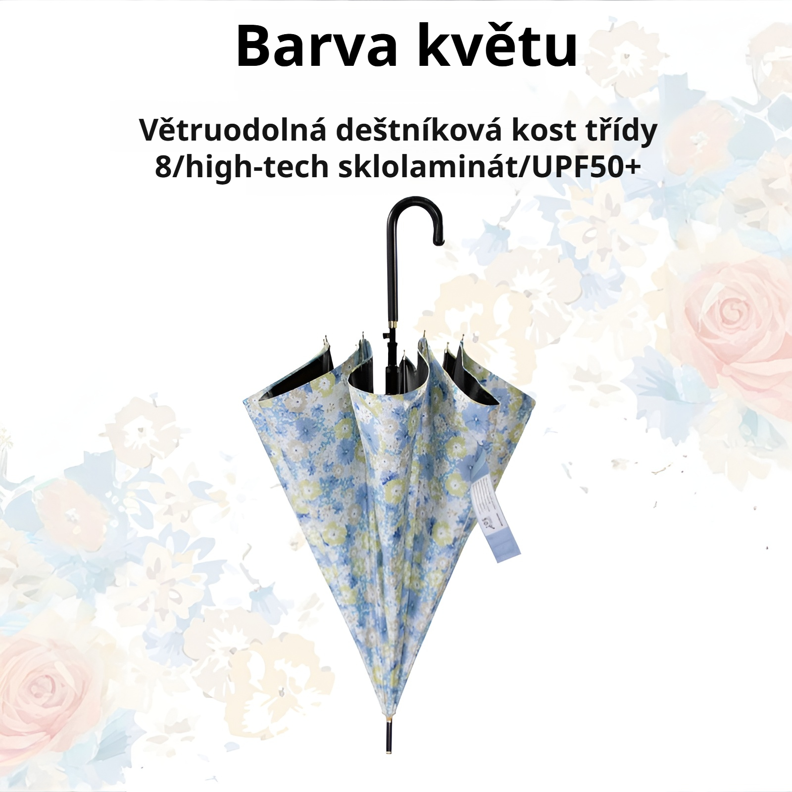 Dámský módní dlouhý deštník