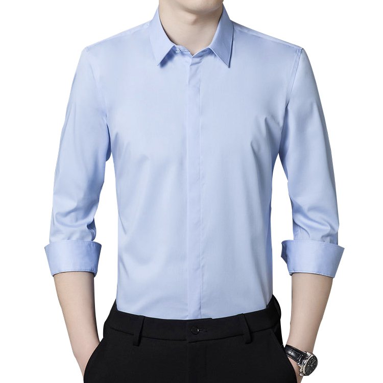 패션 스냅 링클프리 남성 셔츠