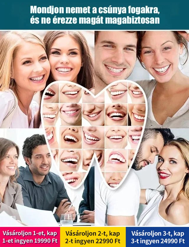 Állítható bepattintható műfogsor