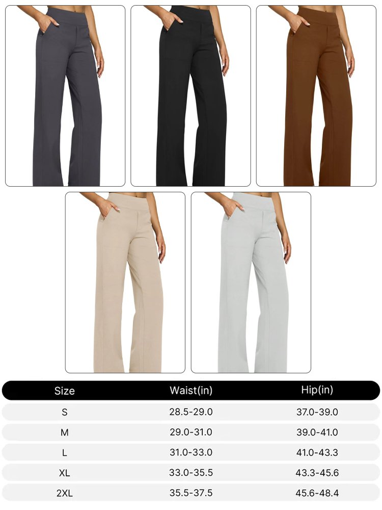 Loose high waist business casual yoga pants