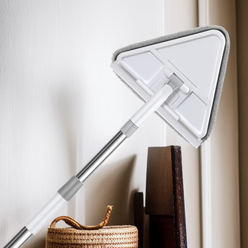 家庭用高層折りたたみ多機能三角モップ 伸縮調節可能なクリーン天井 窓拭きに最適