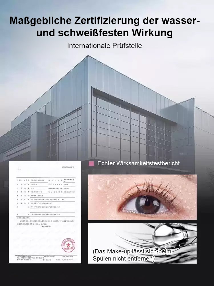 【Augen vergrößern】Wasserfeste doppelseitige Mascara