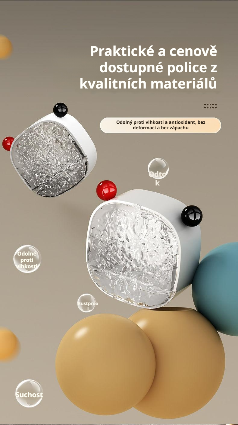 Luxusní koupelnová mýdlenka s moderním designem