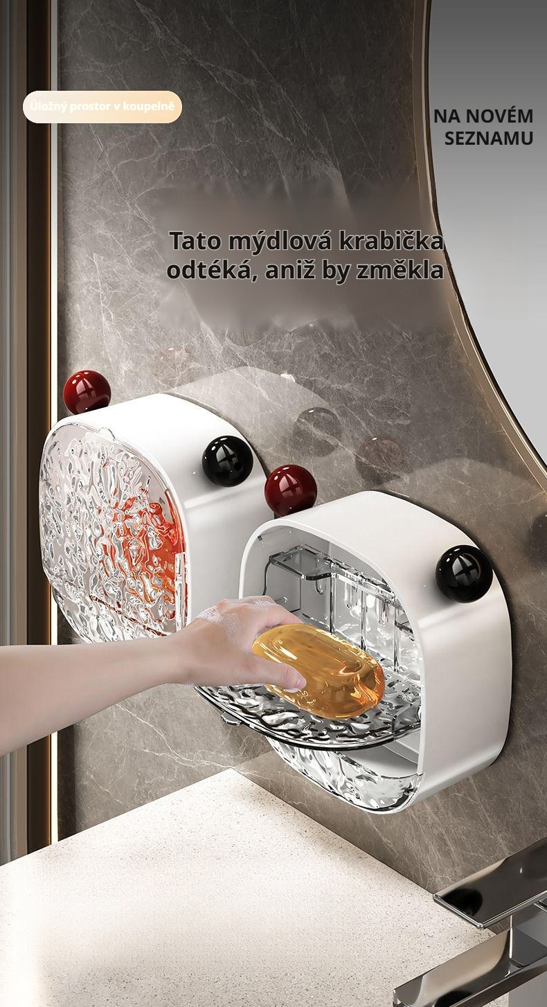 Nástěnná mýdlenka v luxusním stylu do koupelny