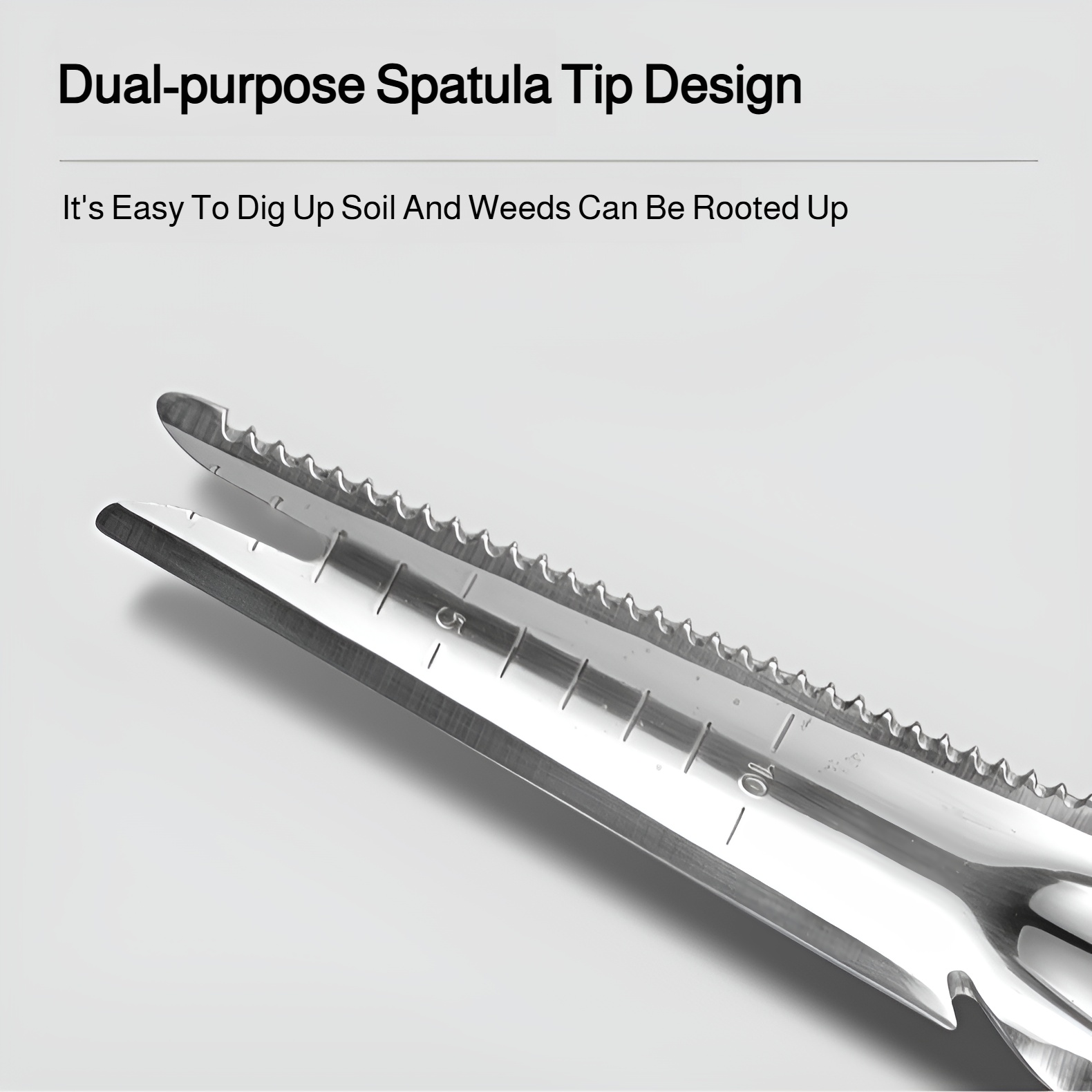 Weeding knife artifact root weeding tool gardening rake root removal manganese steel trumpet hand-he