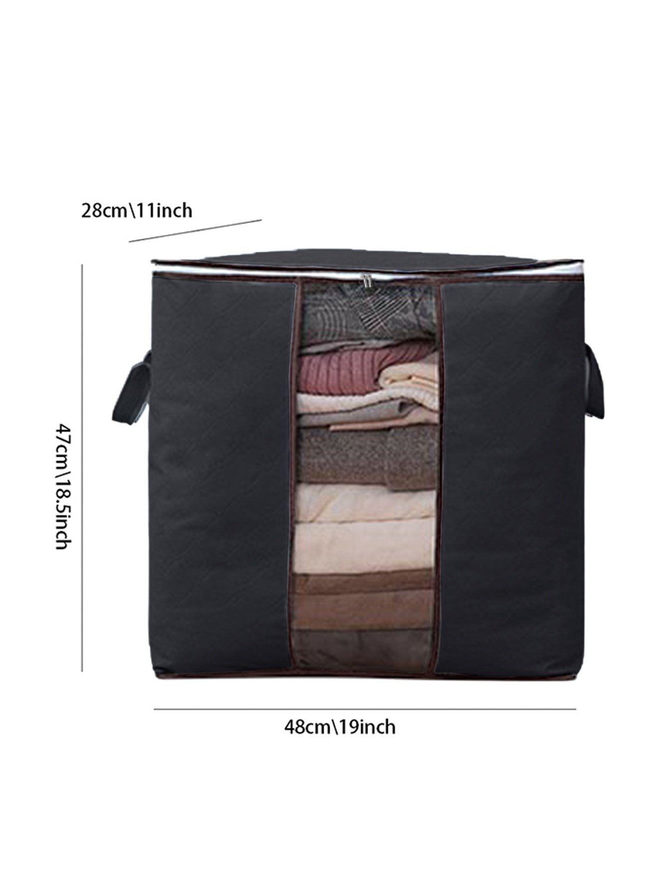 Multi-purpose storage bag for seasonal clothing organization