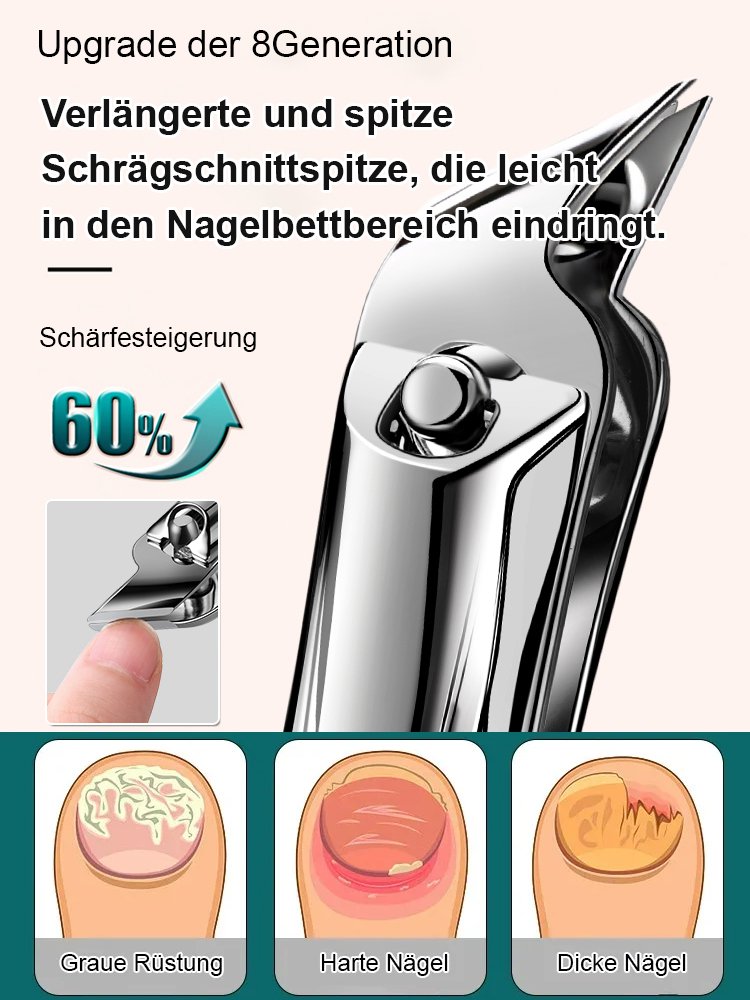 Paronychie Spezial-Nagelknipser-Set mit schräger Spitze
