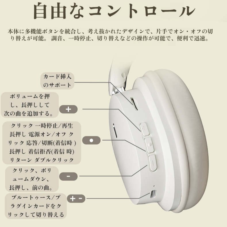 快適なヘッドセット 長距離ワイヤレスヘッドセット ブルートゥースヘッドセット 携帯電話音楽専用ヘッドセット