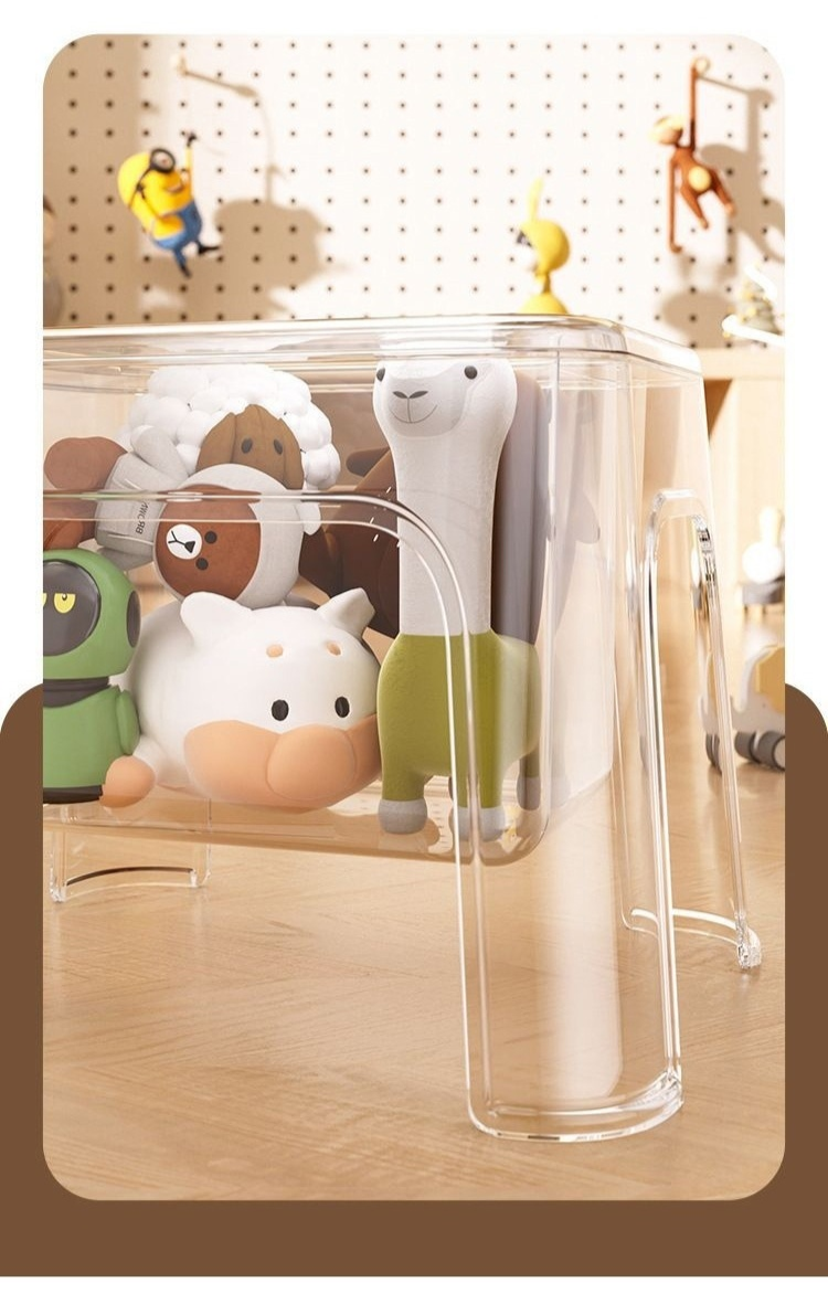 Stołek z przechowywaniem do sypialni w stylu skandynawskim