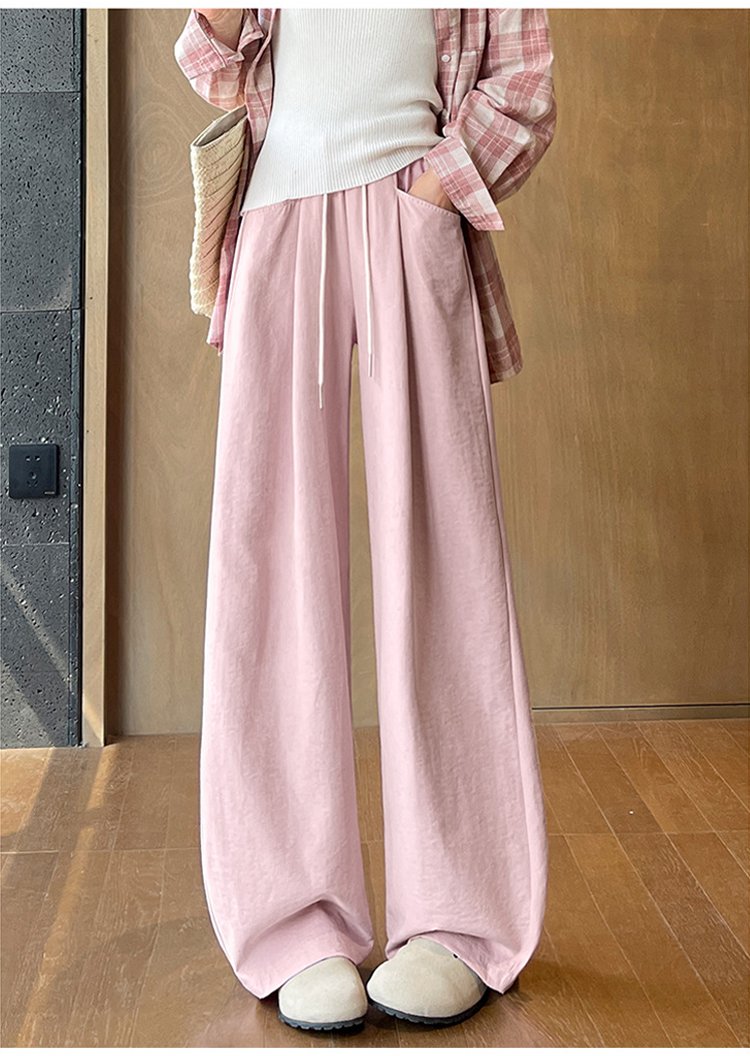 트렌디한 스트레이트 핏 캐주얼 팬츠