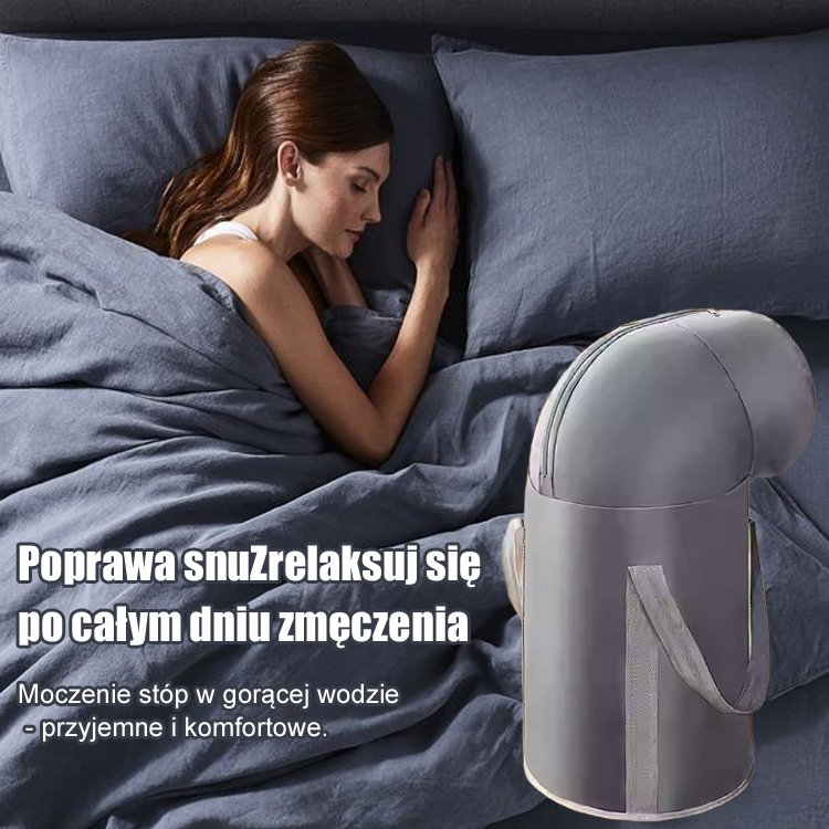 【Narzędzie do usuwania wilgoci】Podgrzewane składane wiadro do moczenia stóp