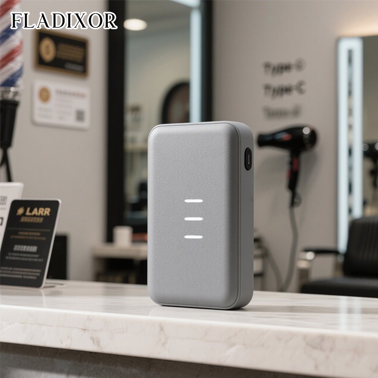 Batería portátil de gran capacidad cargando varios dispositivos