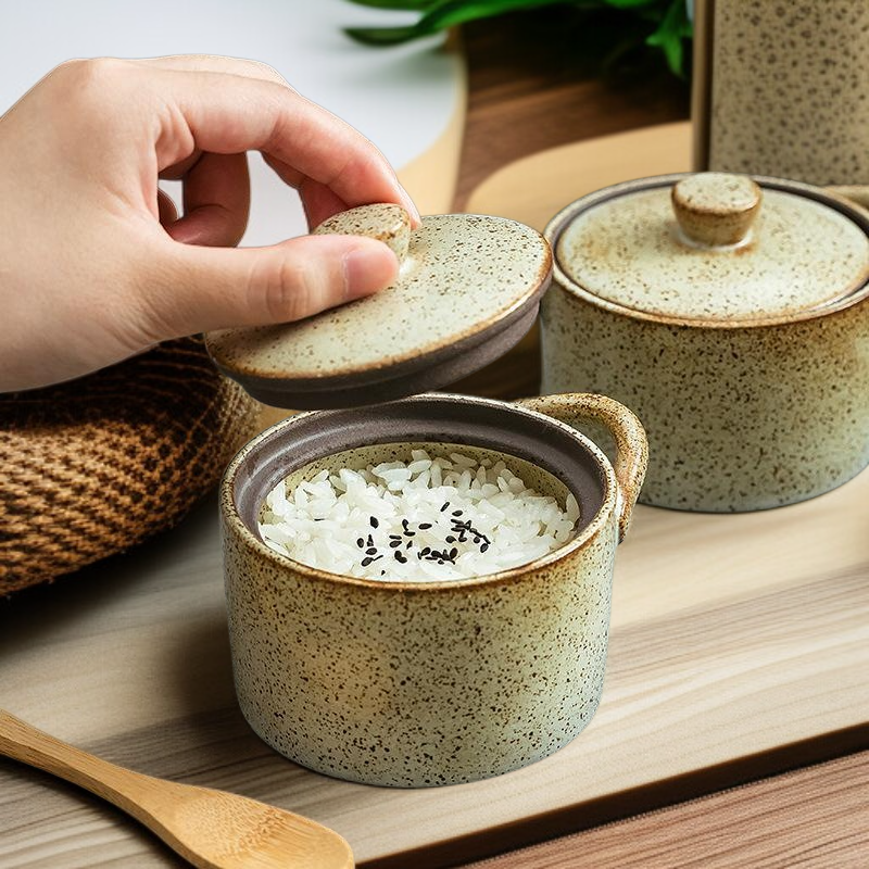 가정용 뚜껑 도자기 스튜