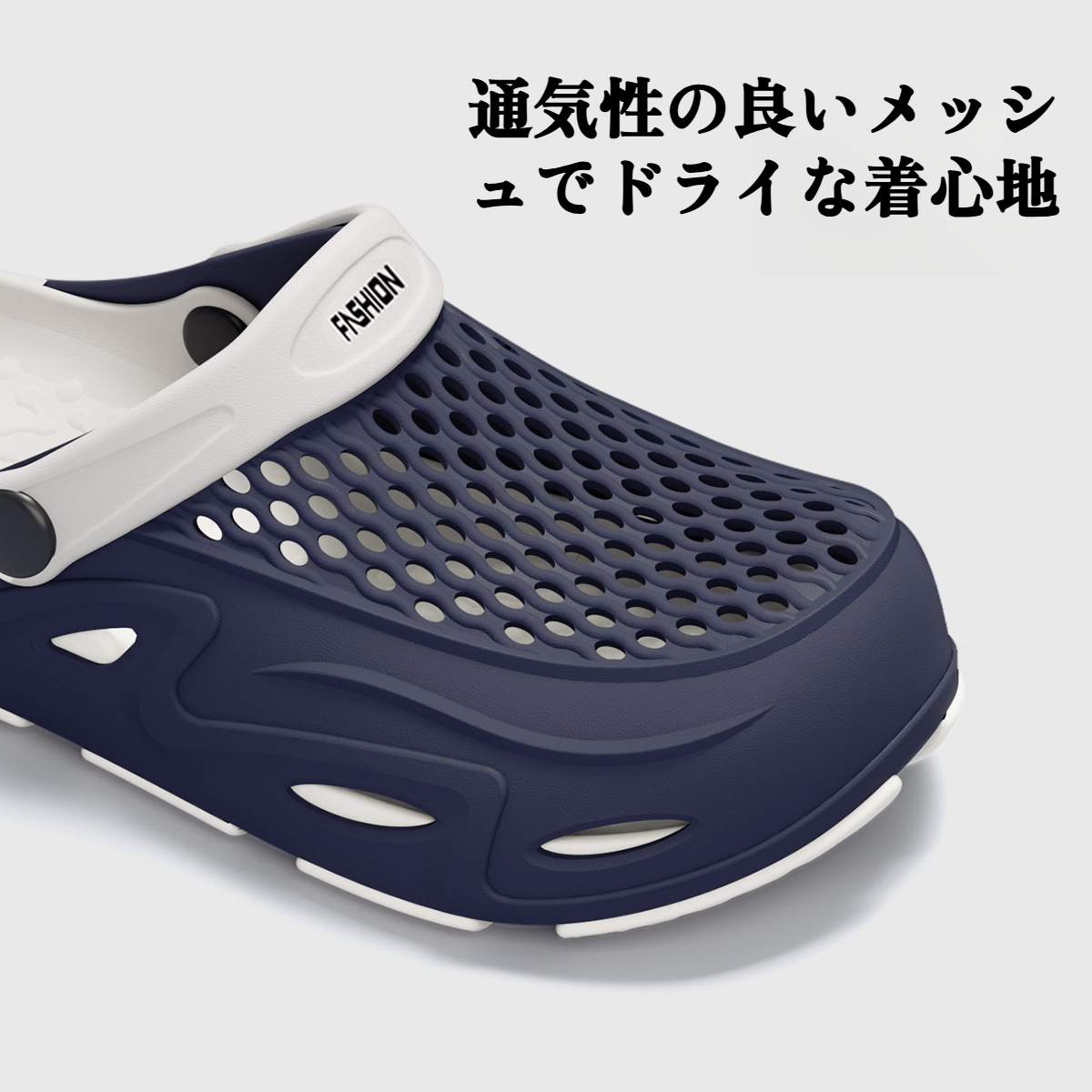 男性用のホールシューズ、アウトドアドライビングシューズ、2025年新作の滑り止めビーチシューズ、通気性と耐摩耗性に優れたスリッパ、双方向サンダル、サマーサンダル