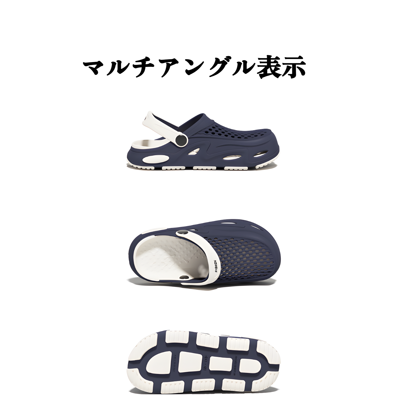 男性用のホールシューズ、アウトドアドライビングシューズ、2025年新作の滑り止めビーチシューズ、通気性と耐摩耗性に優れたスリッパ、双方向サンダル、サマーサンダル