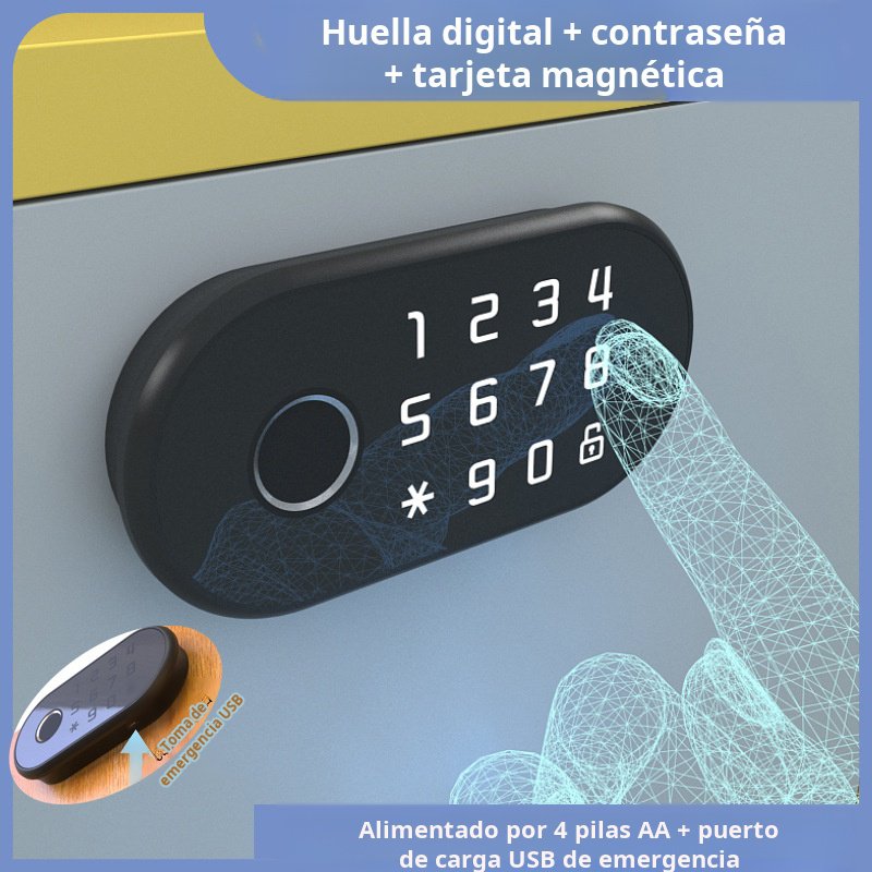 Cerradura de cajón con huella dactilar, cerradura de puerta de armario con contraseña inteligente, c