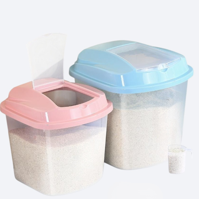 가정용 주방 방충 방습 투명 쌀통