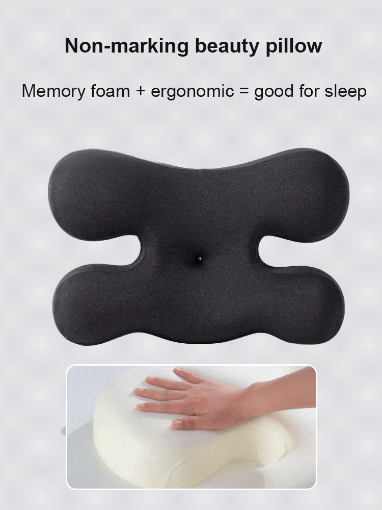 [Side Sleeping without Pressure on Face] Physical Anti-Aging Neck Protection and Anti-Wrinkle Beauty