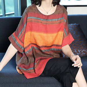 เสื้อยืดพิมพ์ลายแฟชั่นไซส์ใหญ่