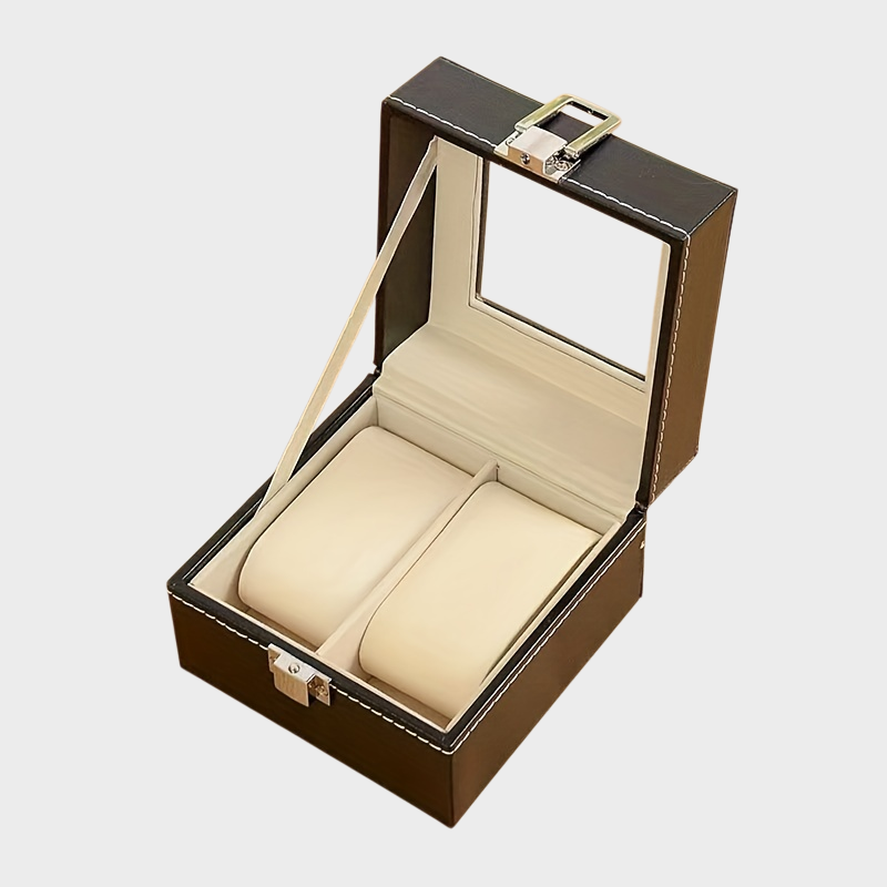 ロック可能な時計ボックス収納ボックス