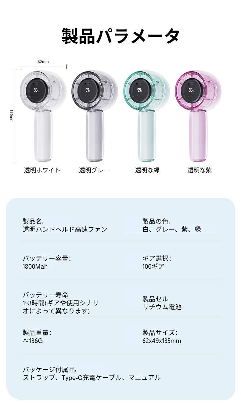 夏の暑さ対策に最適な携帯扇風機