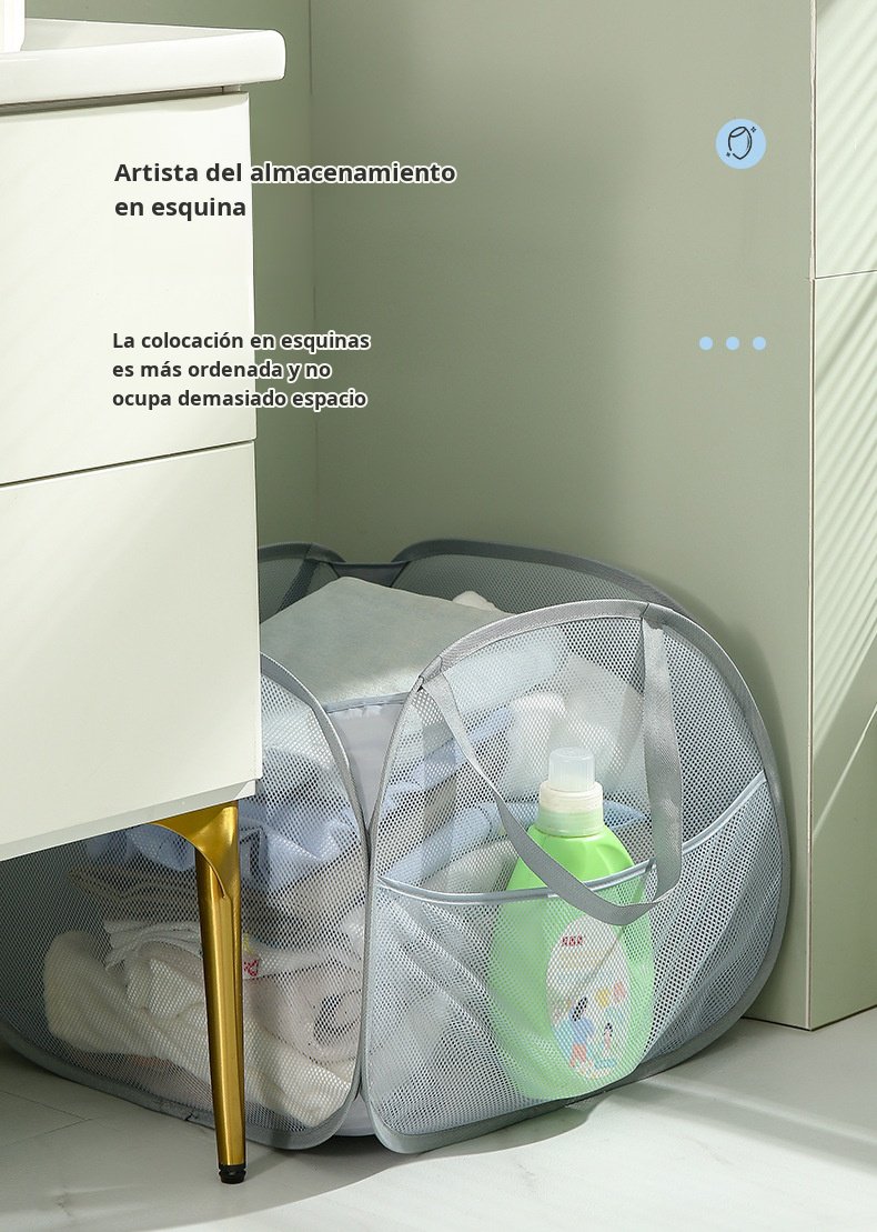 Cesta plegable fácil de guardar y usar en cualquier espacio