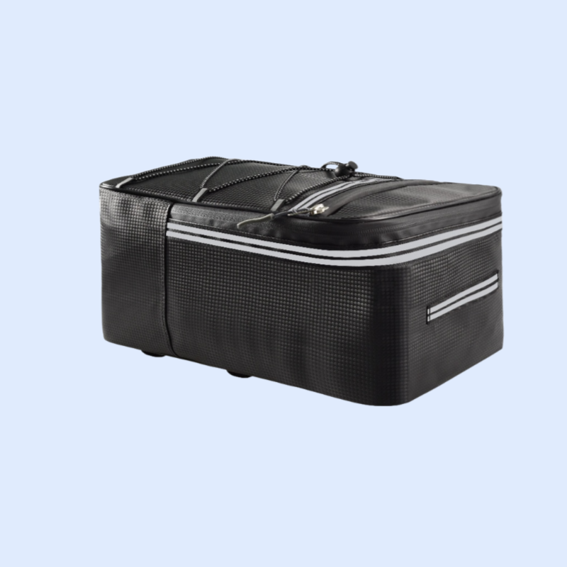Große Fahrradtasche für Gepäckträger, 12/15L, multifunktionale Aufbewahrungstasche