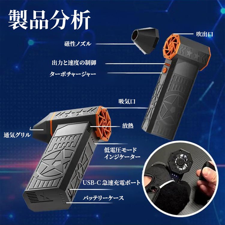 【5000W大出力】ブロワー