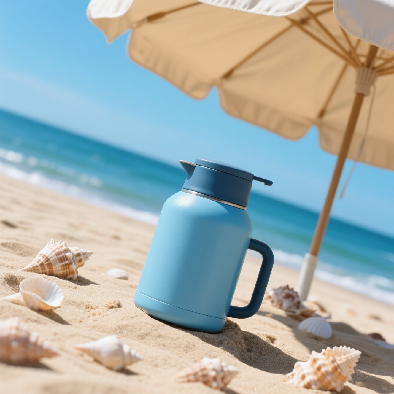 軽量キャンプチェアを持ち運ぶ様子