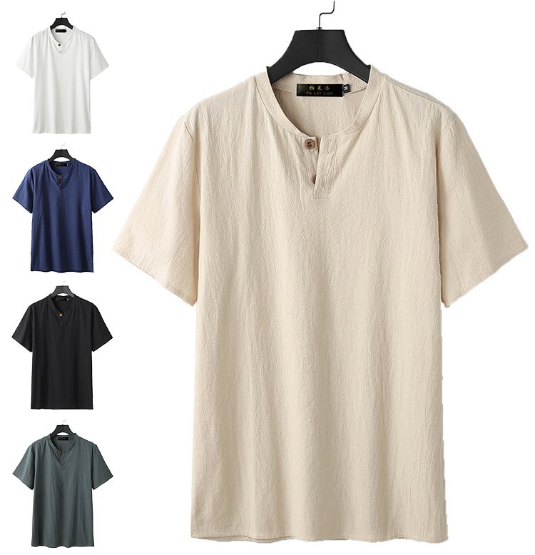 【千回洗っても型崩れしない】天然抗菌・消臭・吸汗の大阪手作りリネンTシャツ